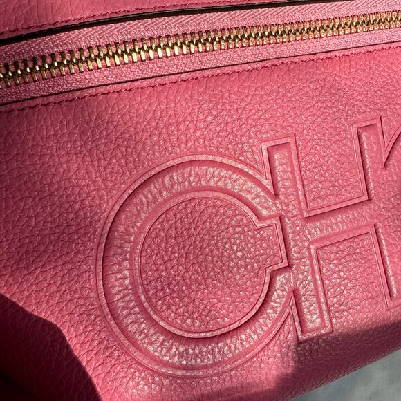 Jimmy Choo “CHOO” Peony Pink Leather Bumbag purse - Picture 10 of 12